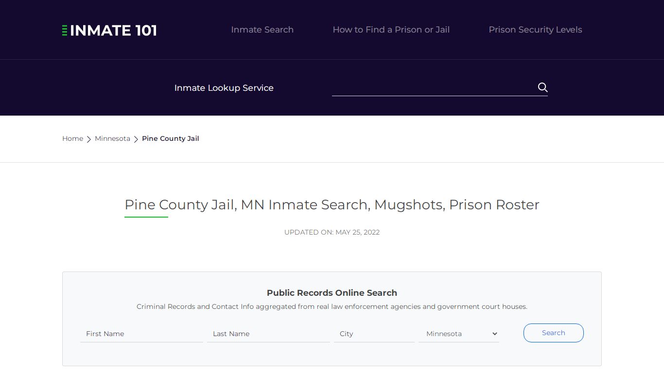 Pine County Jail, MN Inmate Search, Mugshots, Prison Roster